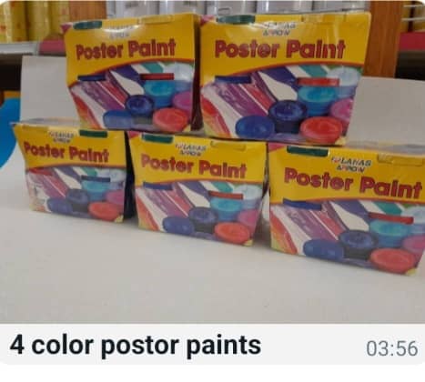 4 Color Poster Paints